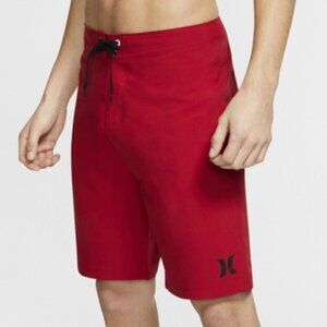 Hurley Phantom 20" One and Only Board Shorts Gym Red Men's Size 31